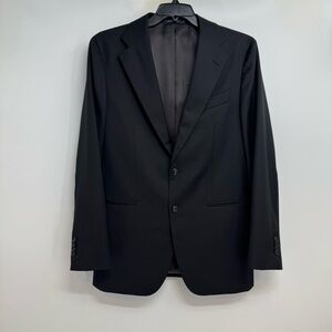 Suitsupply Havana Jetted Suit Jacket Mens 40R Black Wool Slim Fit Super 110s